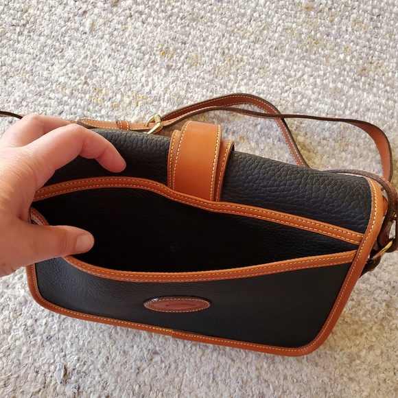 SOLD* Dooney & Bourke Vtg Two-Toned Equestrian Bag - Picture 10 of 16